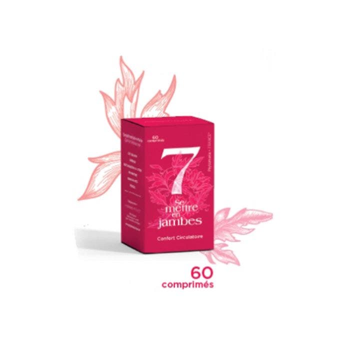 7 Se mettre en jambes x60 comprimés Confort circulatoire Phytomania