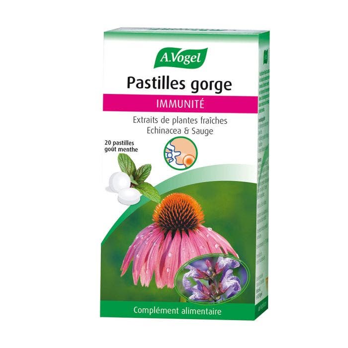 Pastilles gorge 20 pastilles A.Vogel France