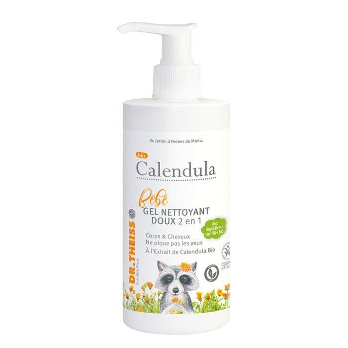 Gel Nettoyant Doux 2 En 1 300ml Bio Calendula Bébé & Maternité Dr. Theiss Naturwaren
