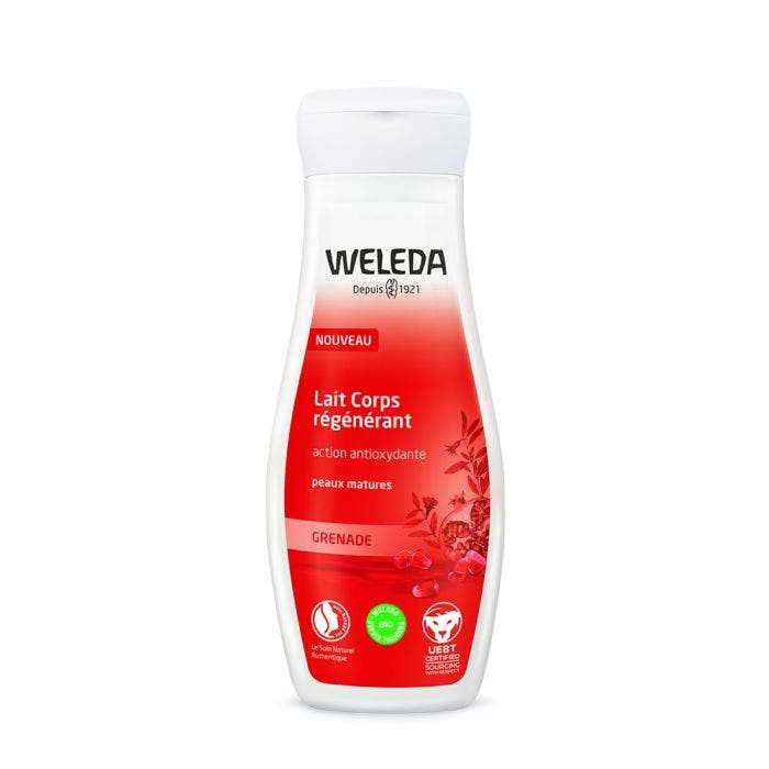 Lait corps régénérant action antioxydante 200ml Grenade Peaux matures Weleda