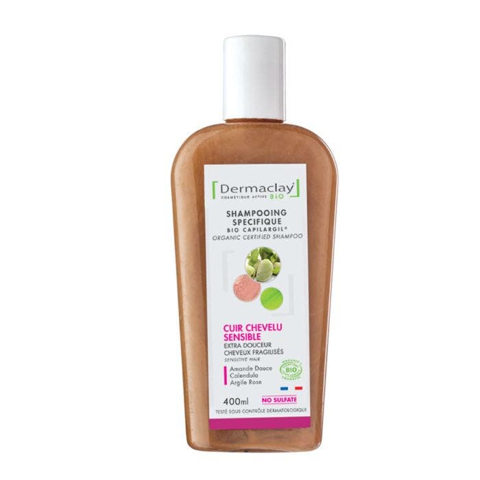 Shampooing Spécifique Bio Capilargil 400ml Cuir chevelu sensible Dermaclay