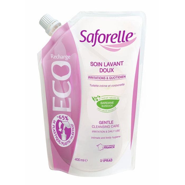 Soin Lavant Doux Eco-recharge 400ml Saforelle