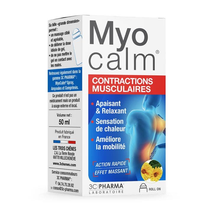 MYOCALM Roll-on Flacon de 50ml 3C Pharma