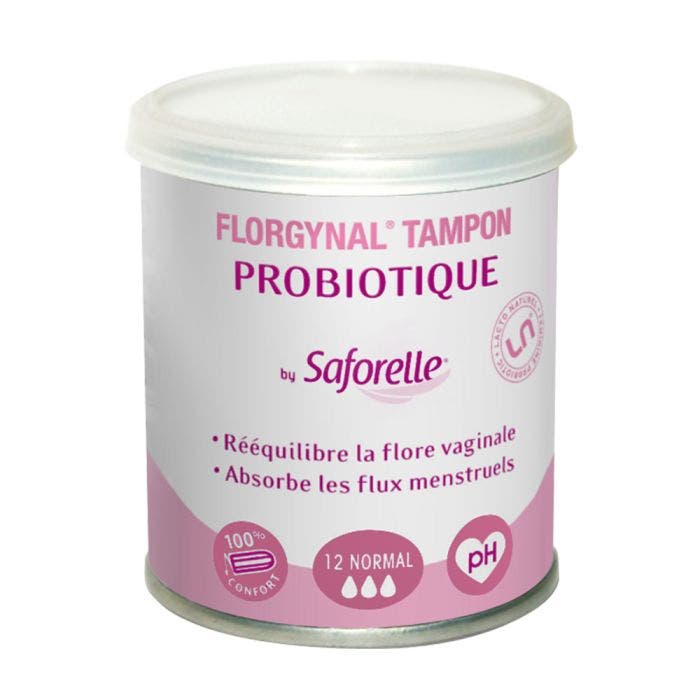 Florgynal Tampon Normal Boîte de 12 tampons Saforelle