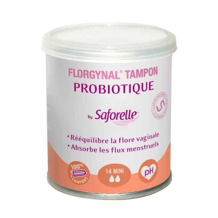 Florgynal Tampon Mini Boîte de 14 tampons Saforelle