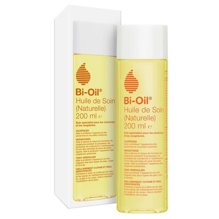 Huile de soin Naturelle 200ml Vergetures et Cicatrices Bi-Oil