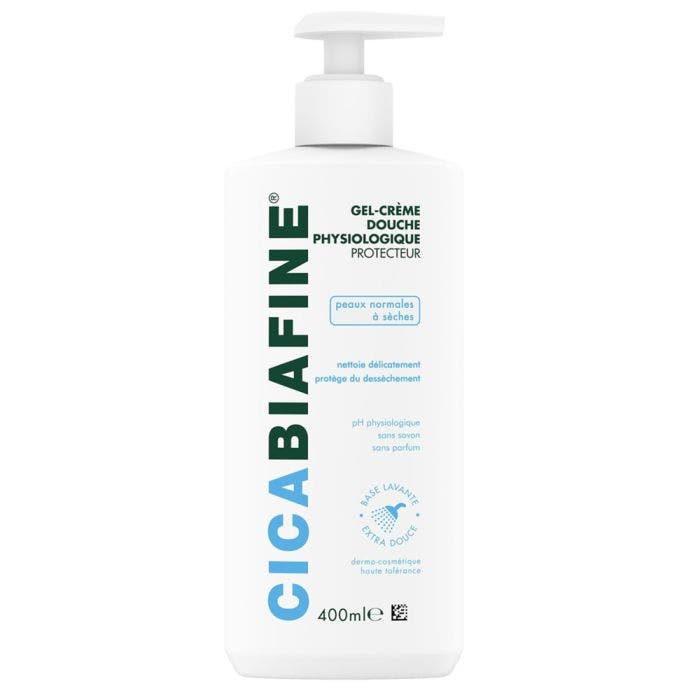 Gel-creme Douche Physiologique Protecteur Peaux Normales A Seches 400ml Cicabiafine Biafine