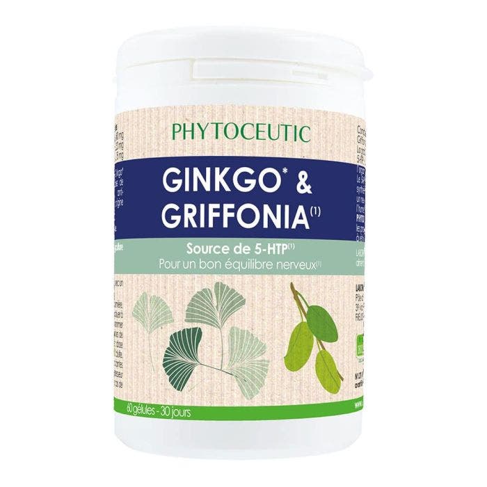 GInkgo & Griffonia Bio 60 gélules Phytoceutic