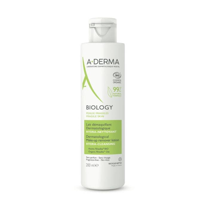 Lait démaquillant dermatologique hydra nettoyant Bio 200ml Biology A-Derma
