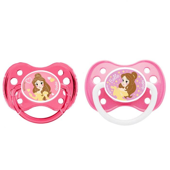 Sucettes Anatomiques En Silicone Collection Princesse Belle X2 6 Mois Et Plus Dodie