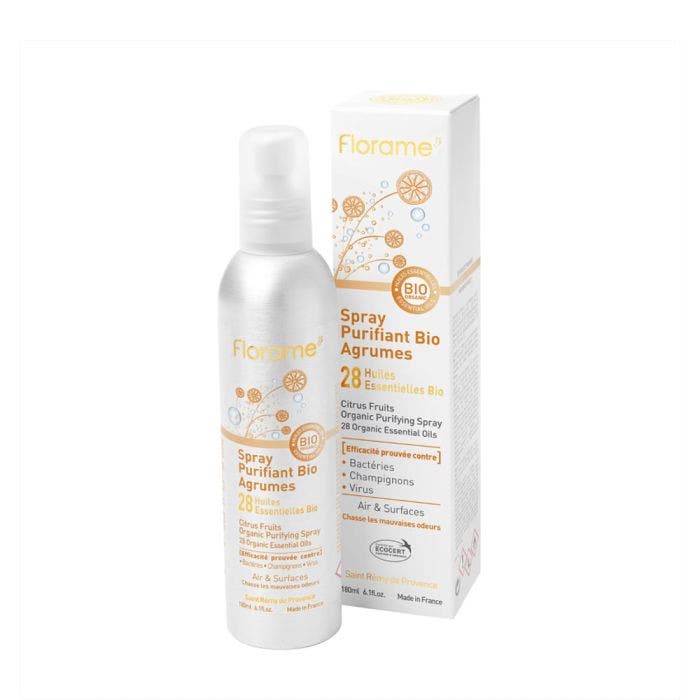 Spray Purifiant Bio Agrumes 180ml Air Et Surfaces Florame