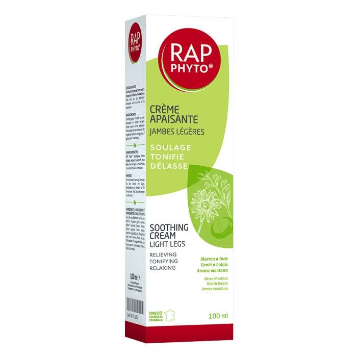 Crème Jambes Légères Tube 100ml Rap Phyto