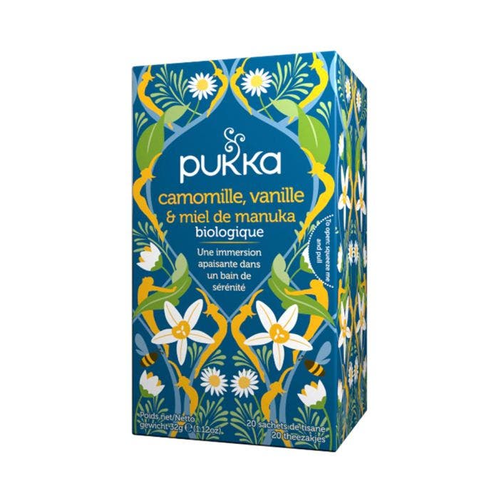 Infusion Relax Camomille Vanille Miel De Manuka X Sachets Pukka Easypara
