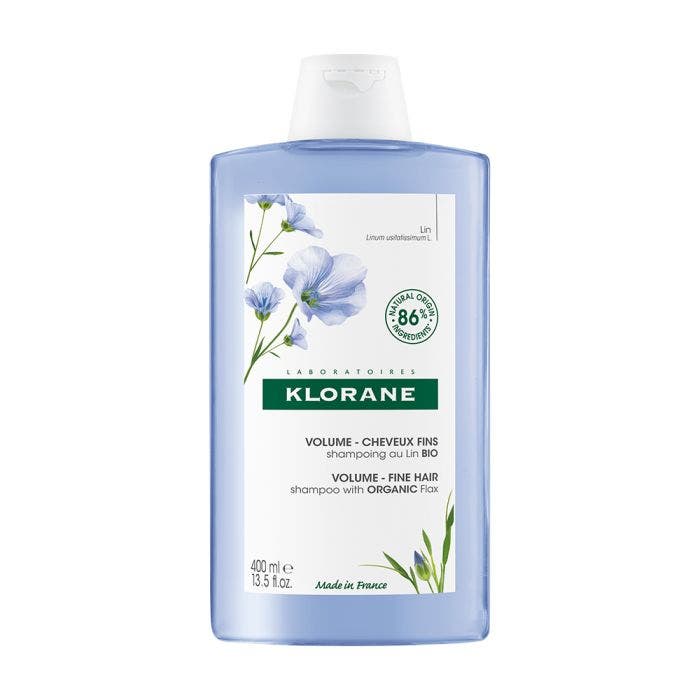Shampooing Volume Cheveux fins 400ml Lin Bio Klorane