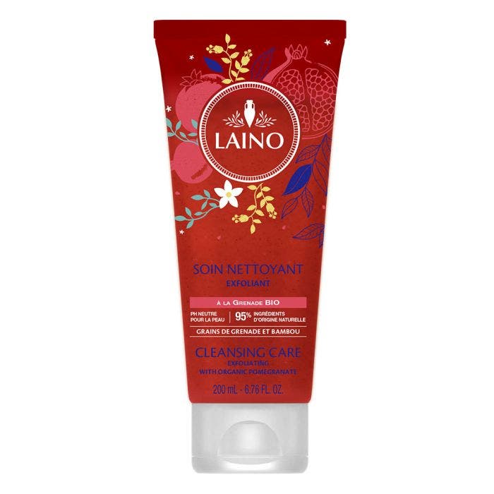 Soin nettoyant Exfoliant Grenade 200ml Laino