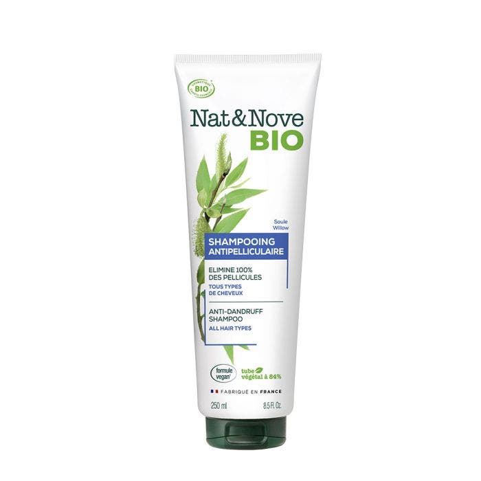 shampooing antipelliculaire bio 250ml tous types de cheveux NAT&NOVE BIO
