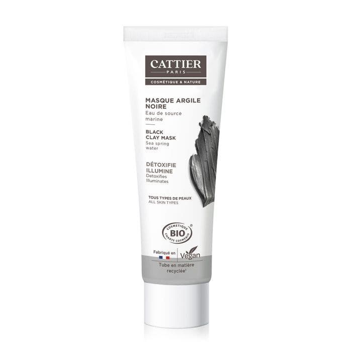 Masque Argile Noire Bio 100ml Cattier