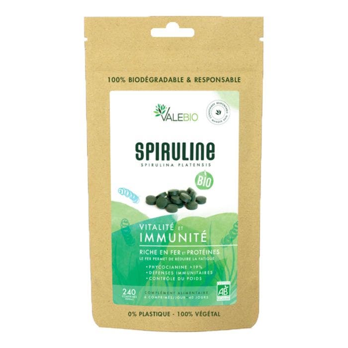 Spiruline Bio Super Food 240 comprimés Valebio