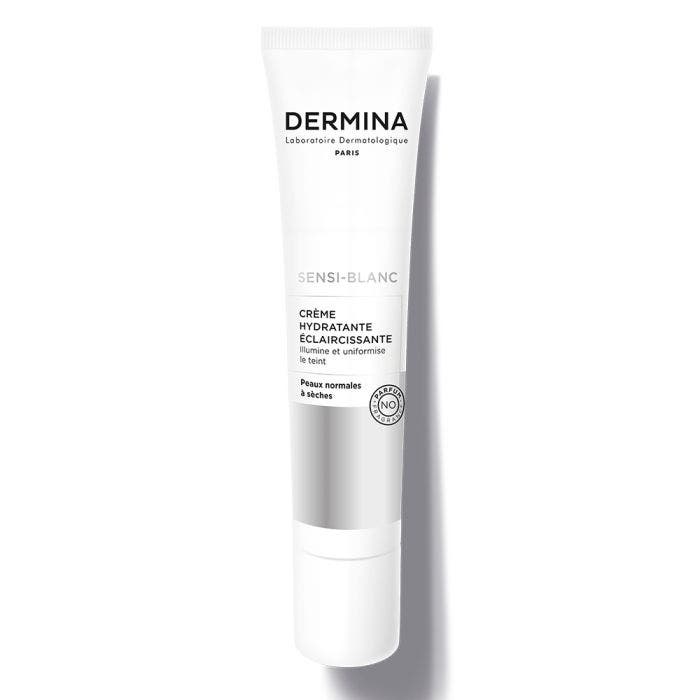Creme Hydratante Eclaircissante Peaux Normales A Seches 40ml Sensi-Blanc Dermina