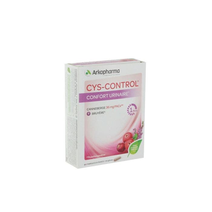 Confort Urinaire Canneberge 60 gélules Cys-Control Arkopharma