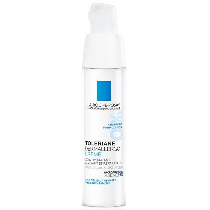 Crème Dermallergo soin visage hydratation intense 48H 40ml Toleriane Peaux sensibles ou allergiques, normales à sèches La Roche-Posay
