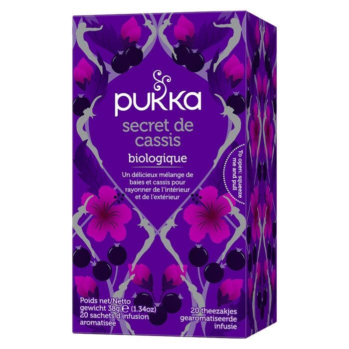Infusion Bio Secret de Cassis 20 sachets Pukka