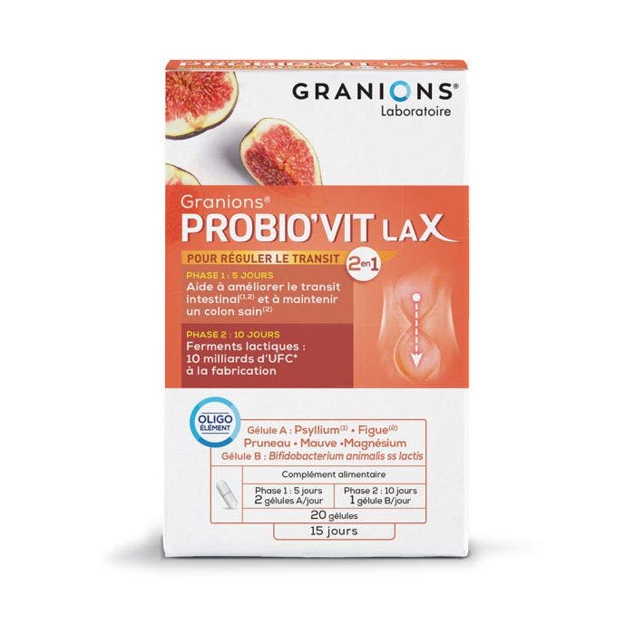 Probio'vit Lax 20 Gelules Granions