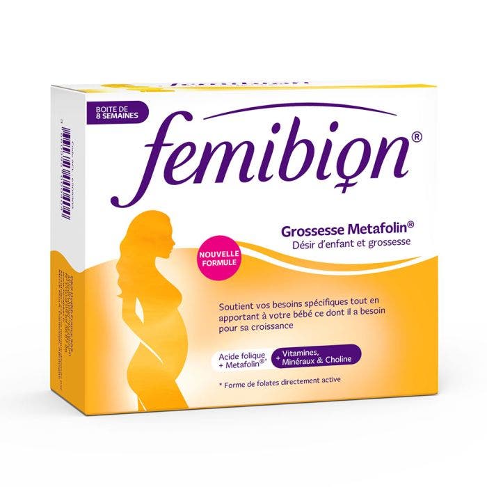 Grossesse Metafolin 56 comprimés Désir d'enfant et grossesse Femibion