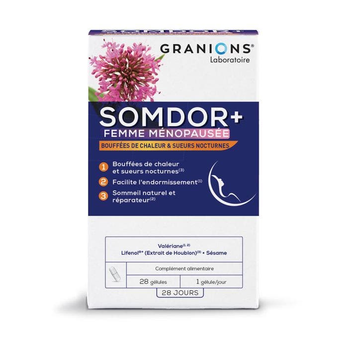 Somdor Femme Menopausee - 28 Gelules Granions