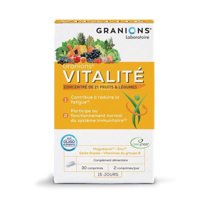 Vitalite 30 Comprimes Granions