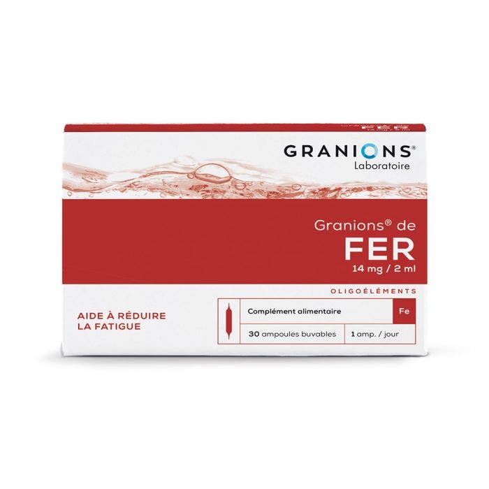 Granions Fer 30 Ampoules Buvables Easypara