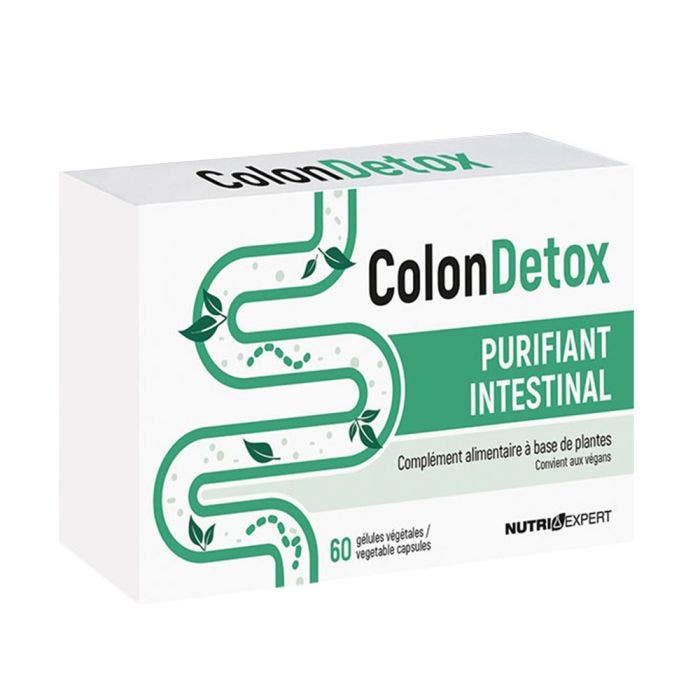 Colon Detox 60 gelules vegetales Nutri Expert
