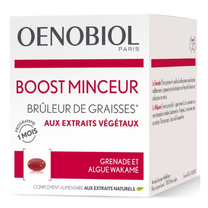 Oenobiol Boost Minceur 90 Capsules Brûleur De Graisses Easypara