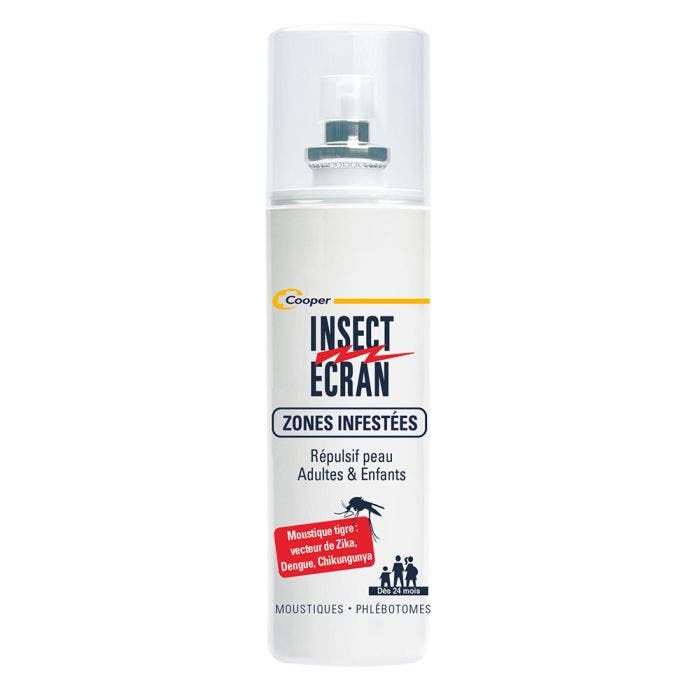 Répulsif cutané Zones infestées 50ml Peau Insect Ecran