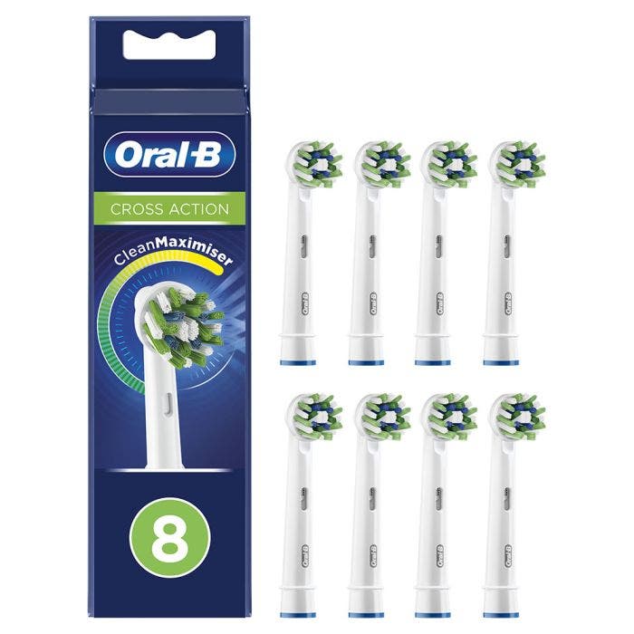 Brossettes pour Brosse A Dents Electrique X8 Cross Action Oral-B