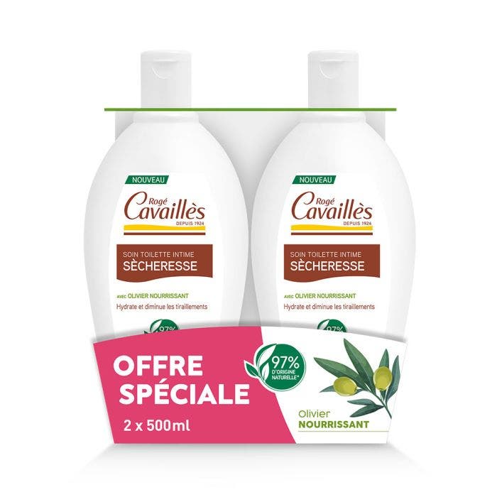 Soin toilette Naturel spécial sècheresse 2x500ml Intime Rogé Cavaillès
