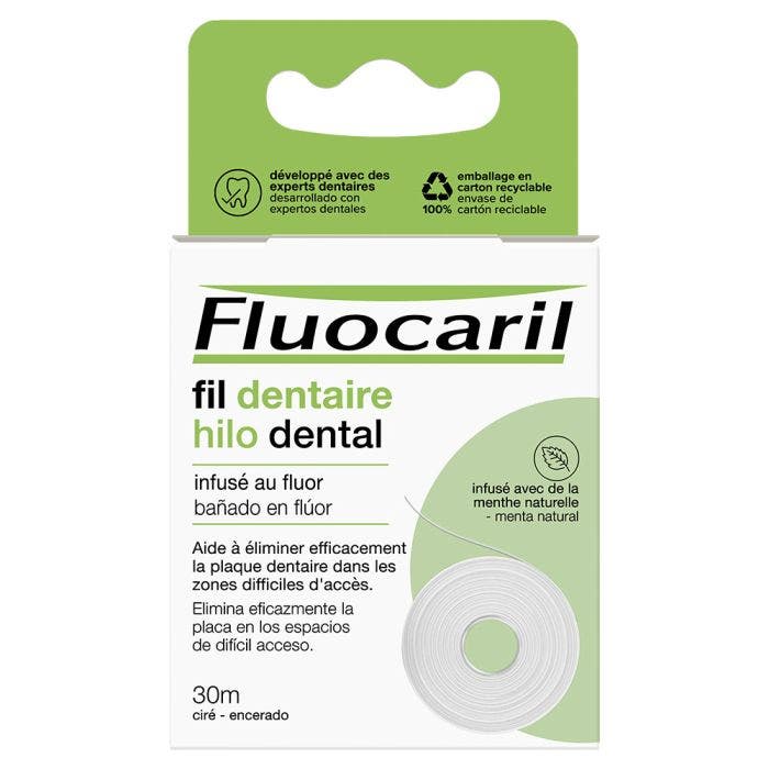 Fil dentaire infusé au Fluor 30m Fluocaril