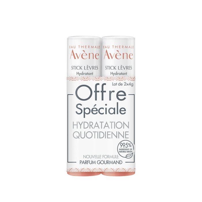 Duo sticks lèvres hydratant 2x4g Mes Essentiels Avène