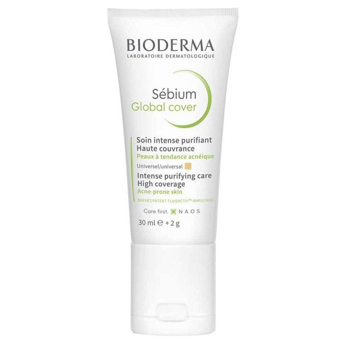 Crème teintée anti-imperfections 30ml Sebium Peaux acnéiques Bioderma