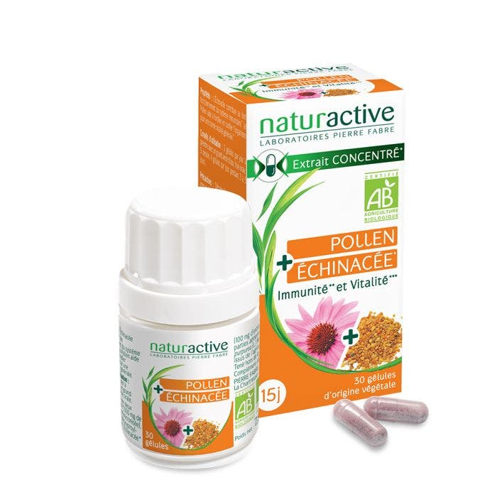 Pollen-Echinacée Bio 30 gélules Naturactive