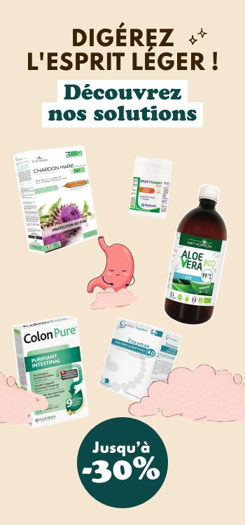 Profitez d'offres jusqu'à -30% sur une sélection de produits digestifs !