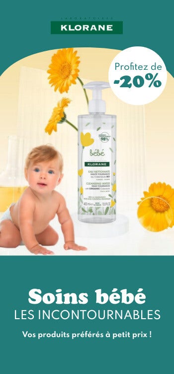-20% sur une sélection de produits Klorane Bébé !