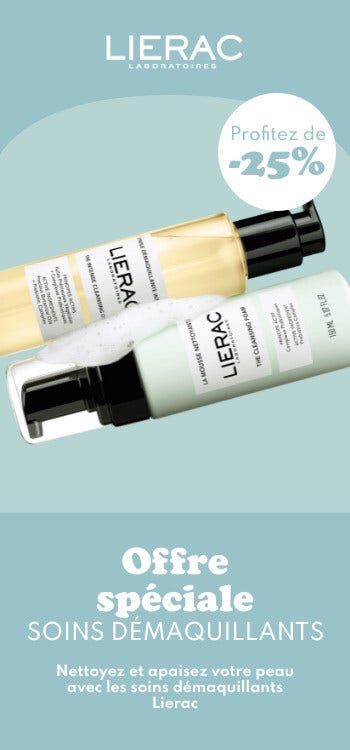 Bénéficiez de 25% de réduction sur les soins démaquillants !