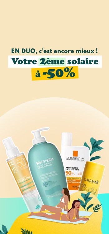 Profitez de -50% sur le 2e produit !